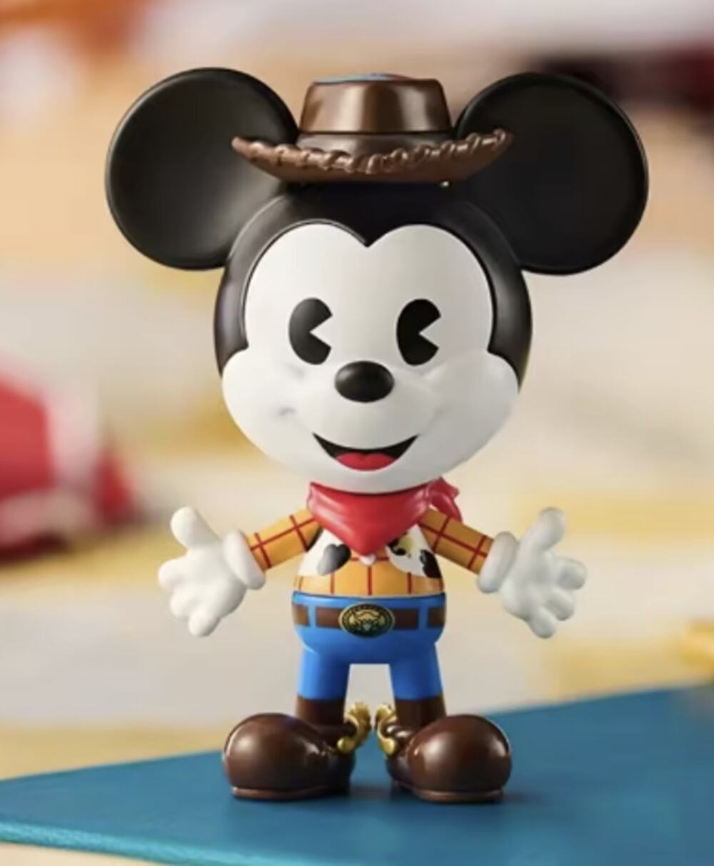 Pop Mart x Disney Remixed Woody Mickey, Collectible Art Figure, New